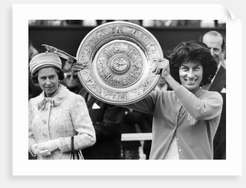 Virginia Wade, tennis player by Associated Newspapers