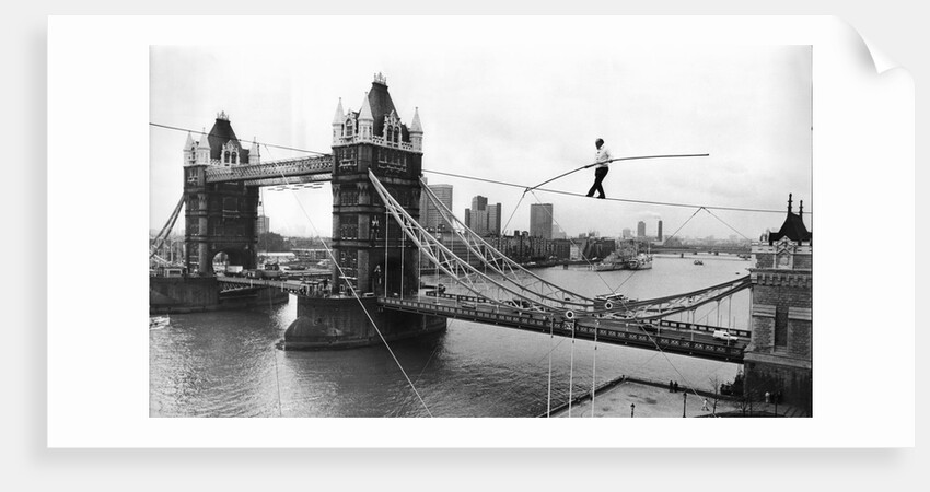 Tightrope Walker by Associated Newspapers