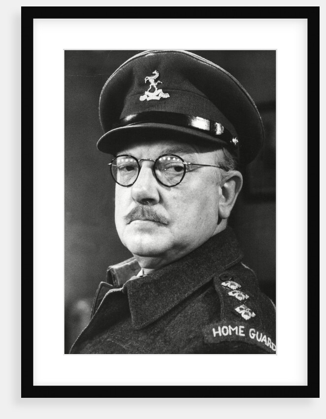 Arthur Lowe as Captain Mainwaring by Associated Newspapers
