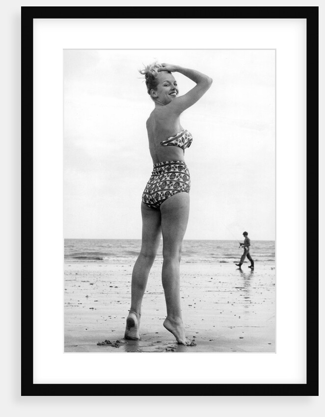 Beach Bathing Belle by Associated Newspapers