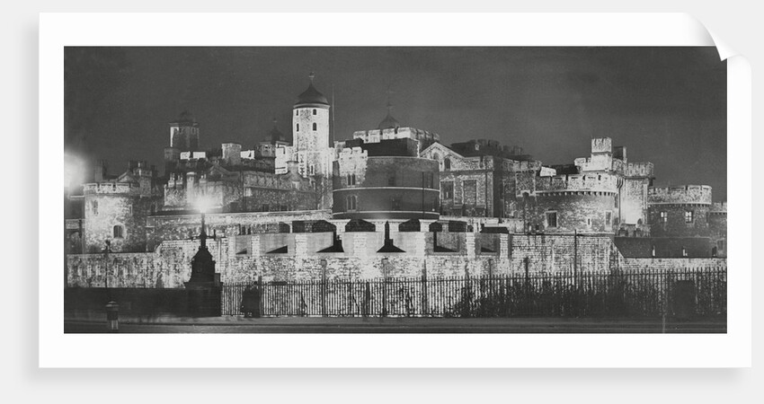 A Floodlit Tower Of London by Associated Newspapers