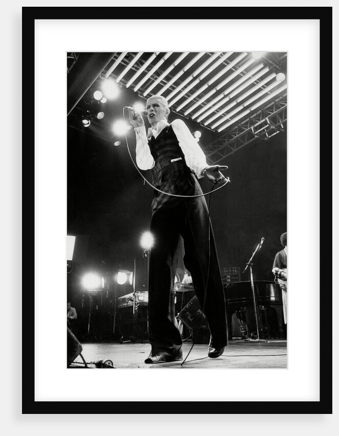 David Bowie at Wembley by Associated Newspapers