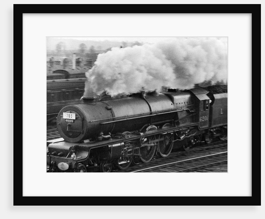 The Princess Elizabeth steam engine by Associated Newspapers