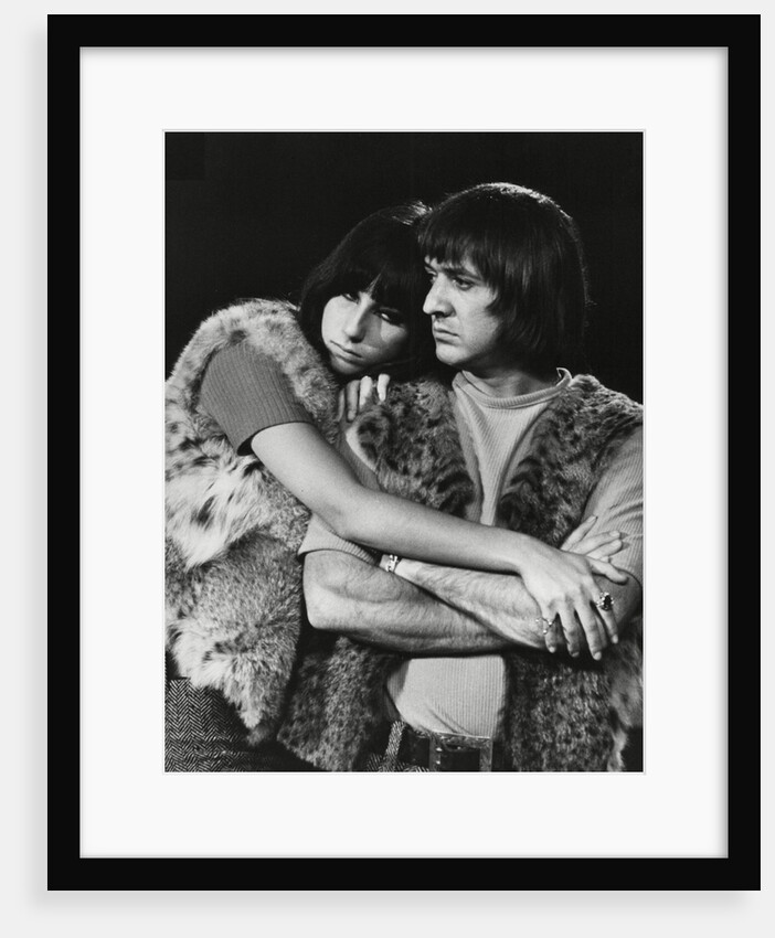 Sonny and Cher hugging by Associated Newspapers