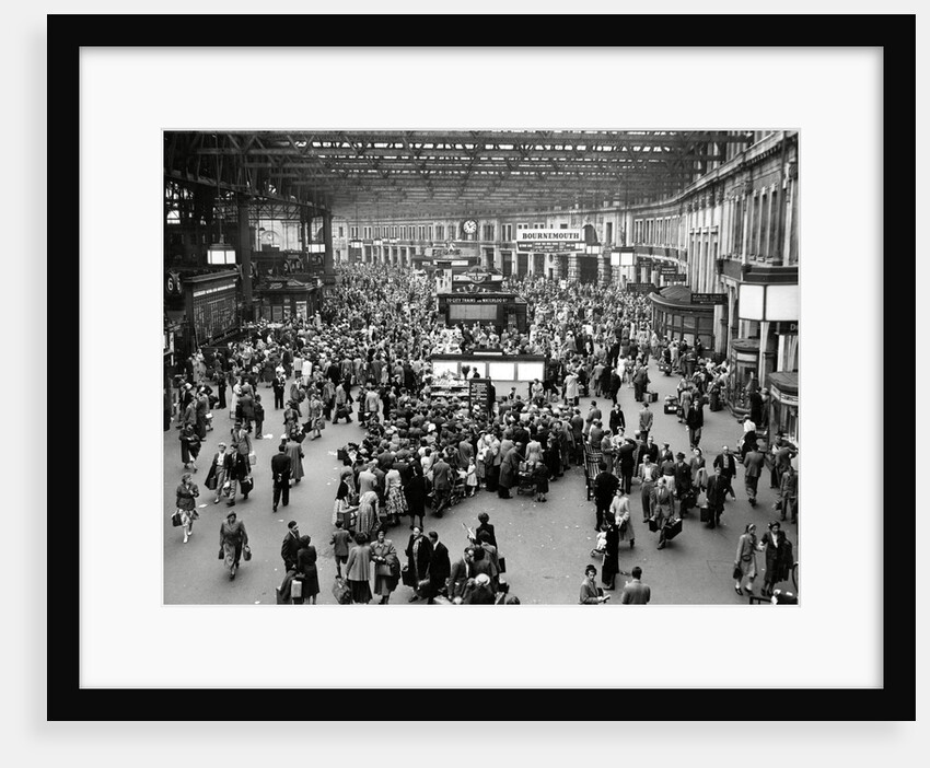 Waterloo Station 1950s by Associated Newspapers
