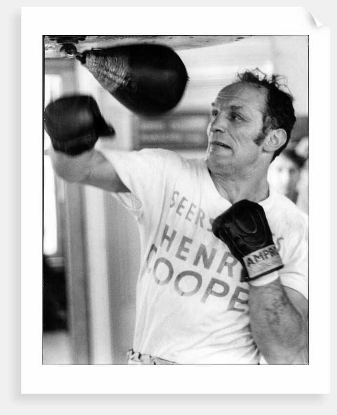 Henry Cooper, boxer, training by Associated Newspapers