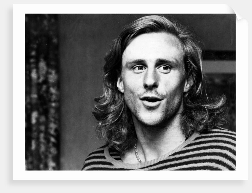 Champion tennis player Bjorn Borg by Associated Newspapers