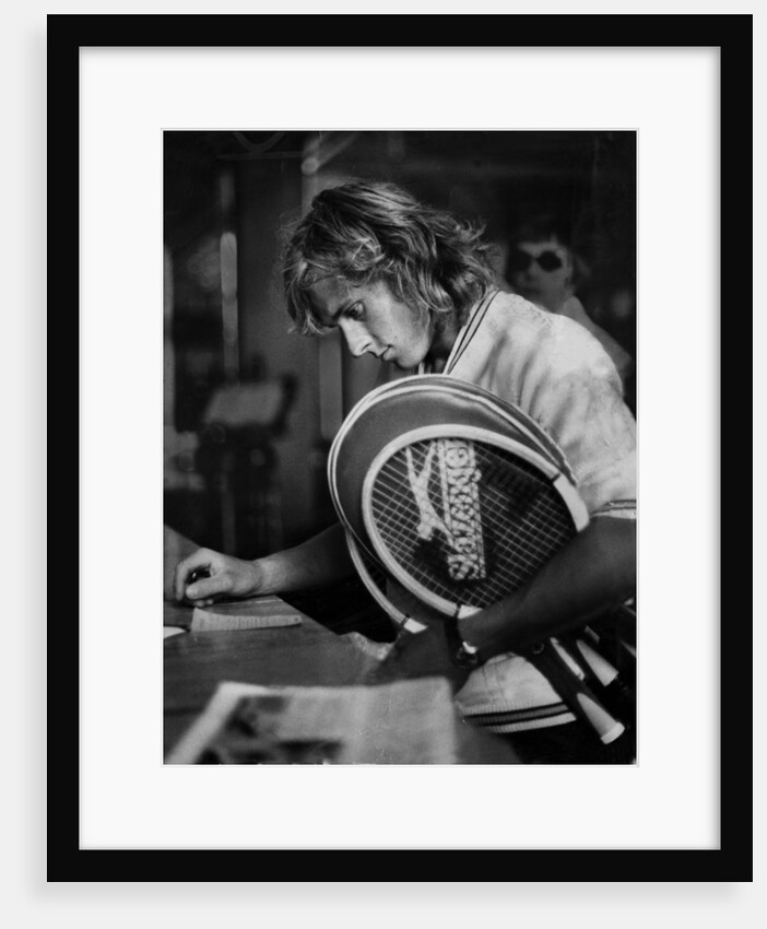 Bjorn Borg, tennis player by Associated Newspapers