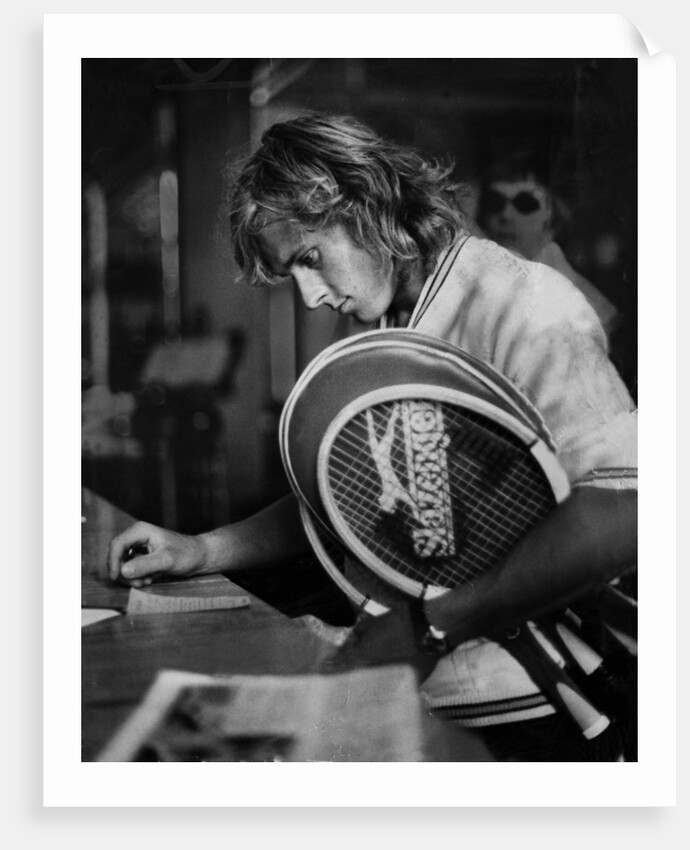 Bjorn Borg, tennis player by Associated Newspapers