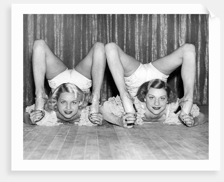 1930s Gymnastic Dancers by Associated Newspapers