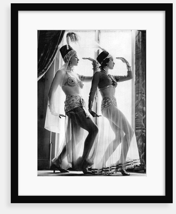 Turkish style Dancers in the 1930s by Associated Newspapers