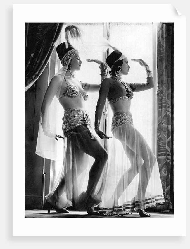 Turkish style Dancers in the 1930s by Associated Newspapers