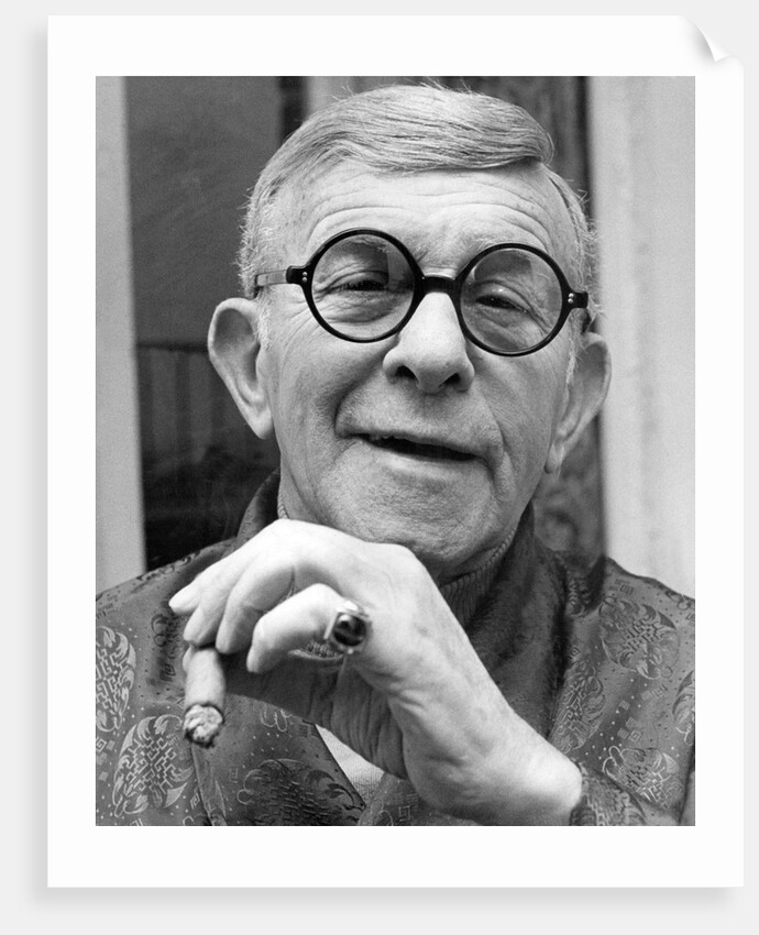 George Burns, American comedian by Associated Newspapers