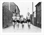 Children off for a swim by Associated Newspapers