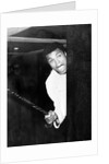 Muhammad Ali larking about at Heathrow by Associated Newspapers