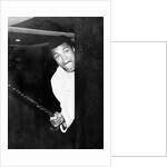 Muhammad Ali larking about at Heathrow by Associated Newspapers