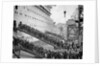 Workers board the Queen Mary by Associated Newspapers