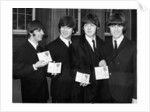The Beatles show their MBEs by Associated Newspapers