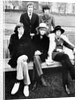 Rolling Stones on a bench by Associated Newspapers