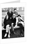 Rolling Stones on a bench by Associated Newspapers