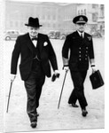 Winston Churchill and Chief of Naval Staff by Associated Newspapers