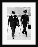 Winston Churchill and Chief of Naval Staff by Associated Newspapers