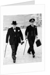 Winston Churchill and Chief of Naval Staff by Associated Newspapers
