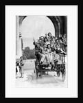 Hay cart ride in Hyde Park London by Associated Newspapers