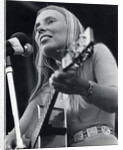 Joni Mitchell at a pop festival by Associated Newspapers