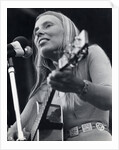 Joni Mitchell at a pop festival by Associated Newspapers