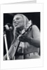Joni Mitchell at a pop festival by Associated Newspapers