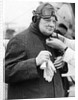 Winston Churchill in a flying helmet by Associated Newspapers