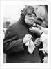 Winston Churchill in a flying helmet by Associated Newspapers
