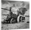 Traction engine driving  a threshing machine by Associated Newspapers