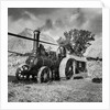Traction engine driving  a threshing machine by Associated Newspapers