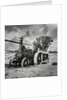 Traction engine driving  a threshing machine by Associated Newspapers