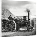 Traction engine on use on a farm by Associated Newspapers