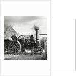 Traction engine on use on a farm by Associated Newspapers
