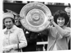 Virginia Wade, tennis player by Associated Newspapers