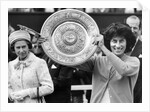 Virginia Wade, tennis player by Associated Newspapers
