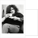 Marc Bolan with a cup of tea by Associated Newspapers