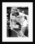 Bjorn Borg in action at Wimbledon by Associated Newspapers