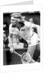 Bjorn Borg in action at Wimbledon by Associated Newspapers