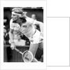 Bjorn Borg in action at Wimbledon by Associated Newspapers