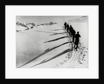 Skiers on the Streta Pass at Davos by Associated Newspapers