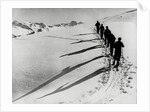 Skiers on the Streta Pass at Davos by Associated Newspapers