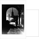 Edinburgh Castle sentry by moonlight by Associated Newspapers