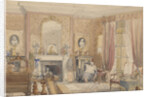 The Drawing Room at Bryn Glâs,  Newport Mon[mouthshire] by Julia Mackworth