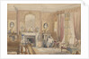 The Drawing Room at Bryn Glâs,  Newport Mon[mouthshire] by Julia Mackworth