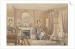 The Drawing Room at Bryn Glâs,  Newport Mon[mouthshire] by Julia Mackworth